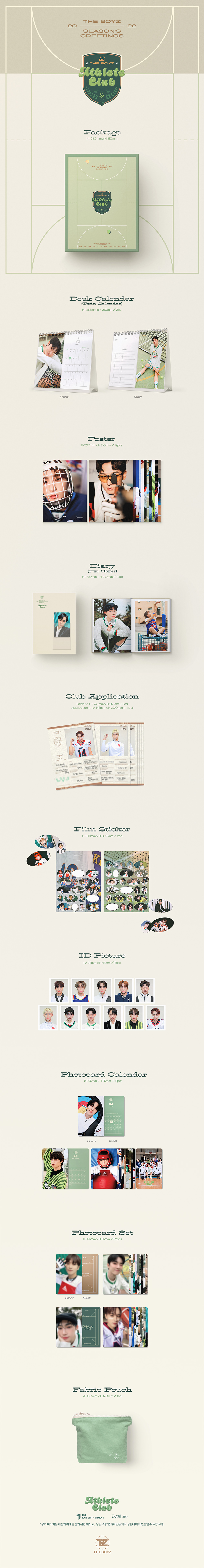 ktown4u.com : THE BOYZ - 2022 Season's Greetings [Athlete Club]